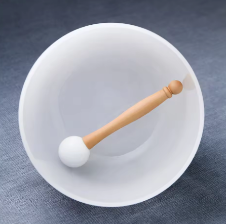 4 pcs Frosted Crystal Singing Bowl Sets